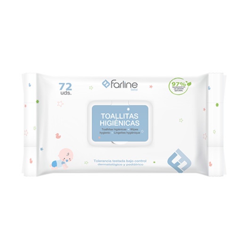 FARLINE Baby Wipes 72 units FARLINE Baby Wipes 72 units