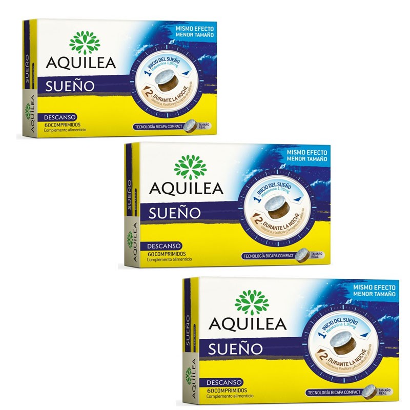 AQUILEA Sueño TRIPLO 3x60 Comprimés Bicouches