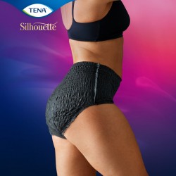 TENA Silhouette Black High Waist Large 8 Einheiten