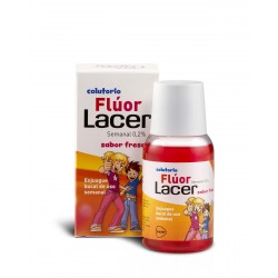 LACER Fluorid-Mundwasser 0,2 % Erdbeergeschmack 100 ml