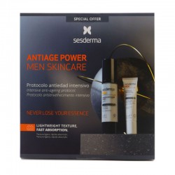 SESDERMA Men Pack Antiage Power Suprême Lotion Anti-Âge 50 ml + Contour des Yeux 15 ml