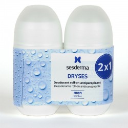 SESDERMA Dryses Herren Deodorant Roll-On Antitranspirant DUPLO 2x75ml