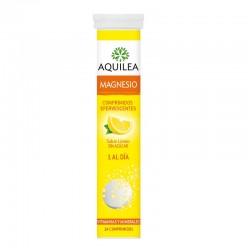 AQUILEA Magnesium 14 Effervescent Tablets Lemon Flavor