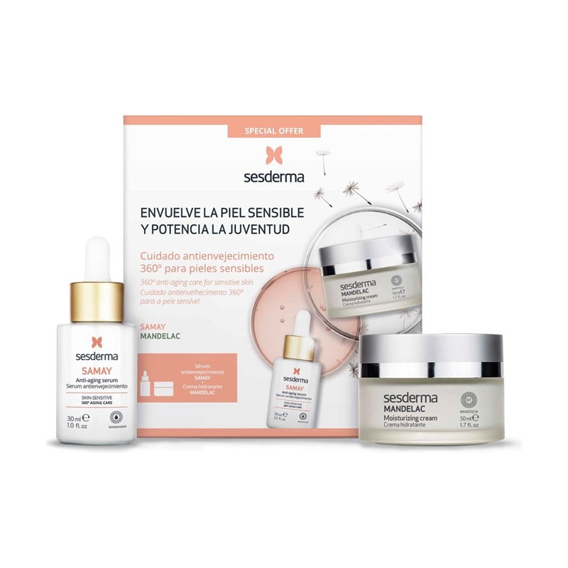 SESDERMA Samay Anti-Aging Pack for Sensitive Skin Serum 30ml + Moisturizing Cream 50ml SESDERMA Samay Anti-Aging Pack for Sensitive Skin Serum 30ml + Moisturizing Cream 50ml