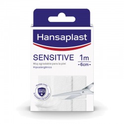 HANSAPLAST Bande Antibactérienne Sensitive 1m x 6 cm