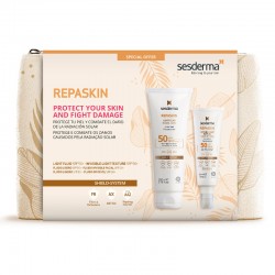 SESDERMA Repaskin Pack Photoprotecteur Fluide Corps Léger SPF50 200 ml + Fluide Invisible 50 ml