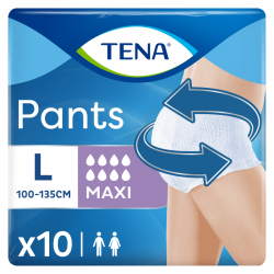 TENA Pantalon Maxi Large 10 unités