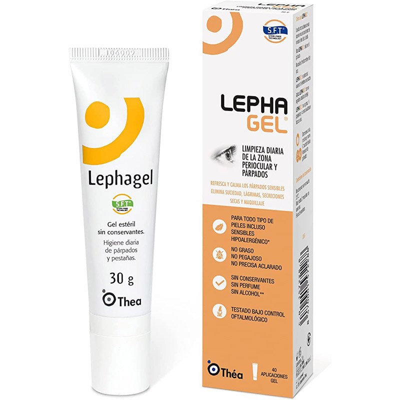 Lephagel Steriles Gel für Augenlider und Wimpern 30 gr