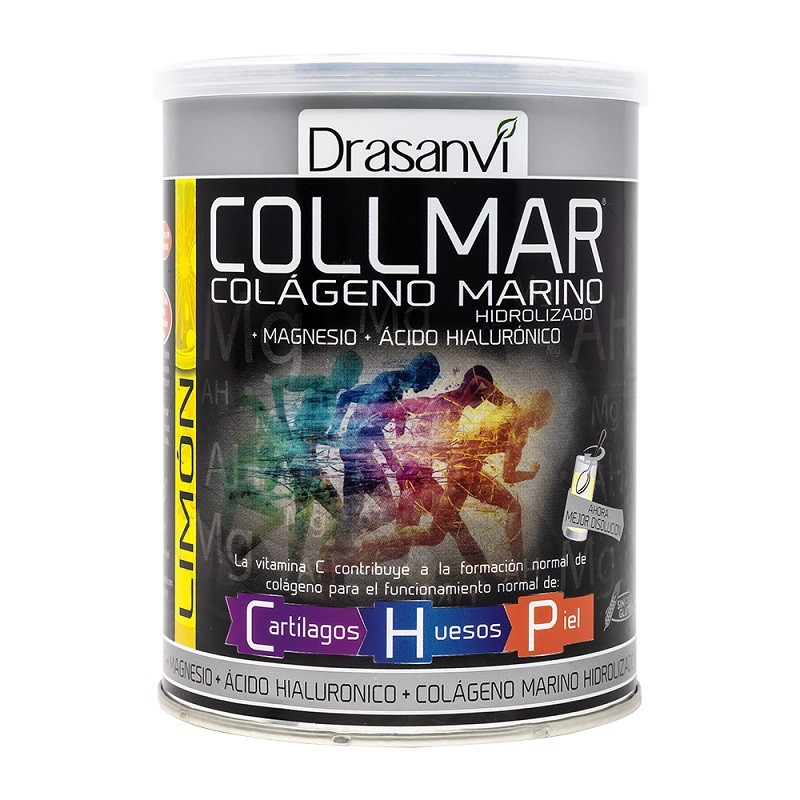 COLLMAR Collagene Marino + Magnesio + Ac. Ialuronico al gusto di limone 300g