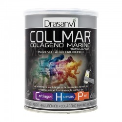 COLLMAR Colágeno Marino + Magnesio + Ac. Hialurónico sabor Vainilla 300g