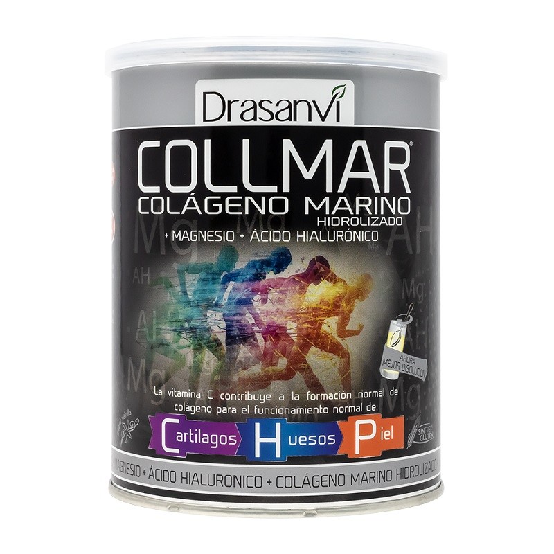 COLLMAR Colágeno Marinho + Magnésio + Ac. Hialurônico sabor baunilha 300g