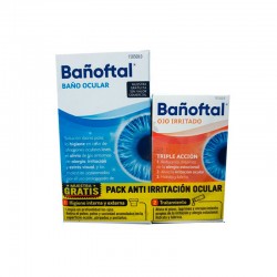 Bañoftal Pack Ojo Irritado Baño Ocular 50 ml + Colirio 10 ml