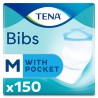 TENA Bibs Bavoir jetable adulte taille M 150 unités