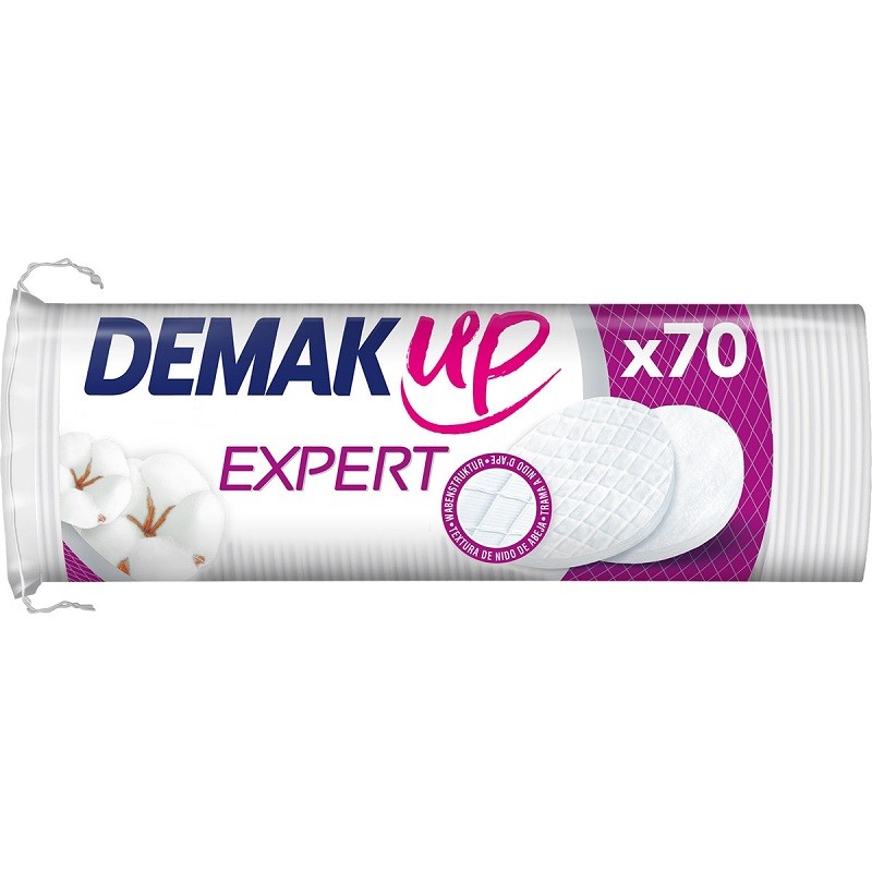 Demak Up Expert Disques démaquillants ronds 70 unités Demak Up Expert Disques démaquillants ronds 70 unités