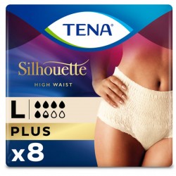TENA Silhouette Large High Waist Creme 8 Einheiten
