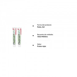 FLUOCARIL Junior Duplo Rote Früchte Zahnpasta 2x75ML