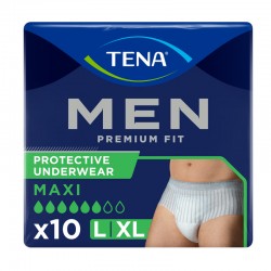 Pantaloni da uomo TENA Premium Fit Large 10 unità