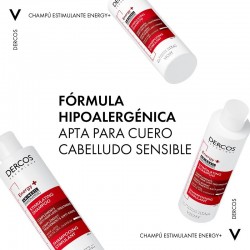 VICHY Dercos DUPLO Shampoing Énergisant Stimulant Anti-Chute 2x200 ml