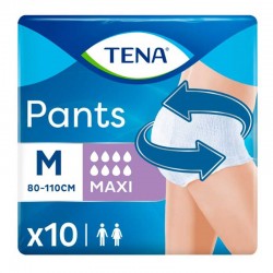 TENA Pants Maxi Médio 10 unidades