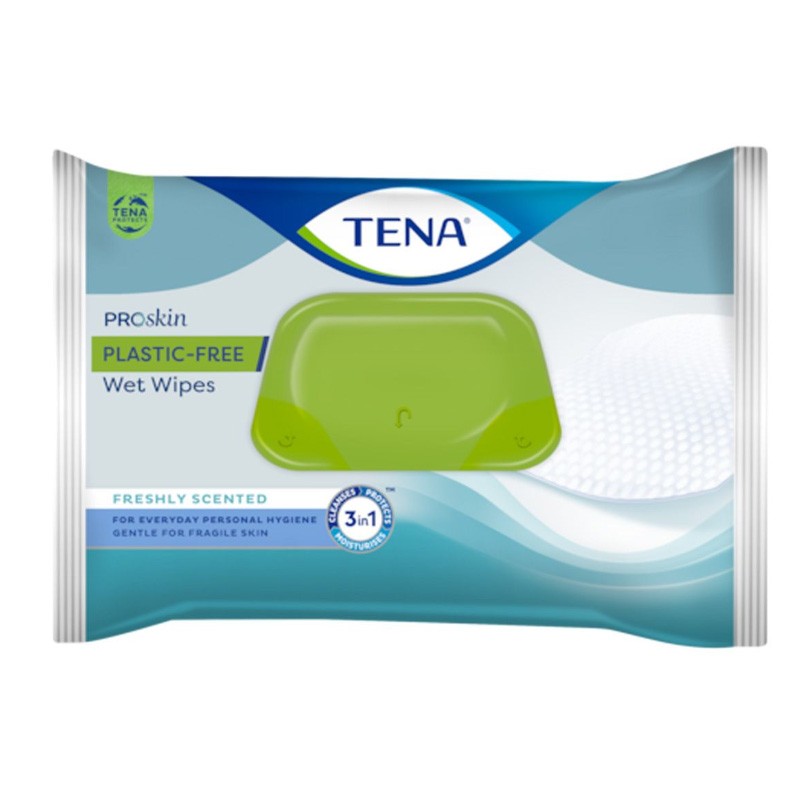 TENA ProSkin lingette humide sans plastique 48 unités TENA ProSkin lingette humide sans plastique 48 unités
