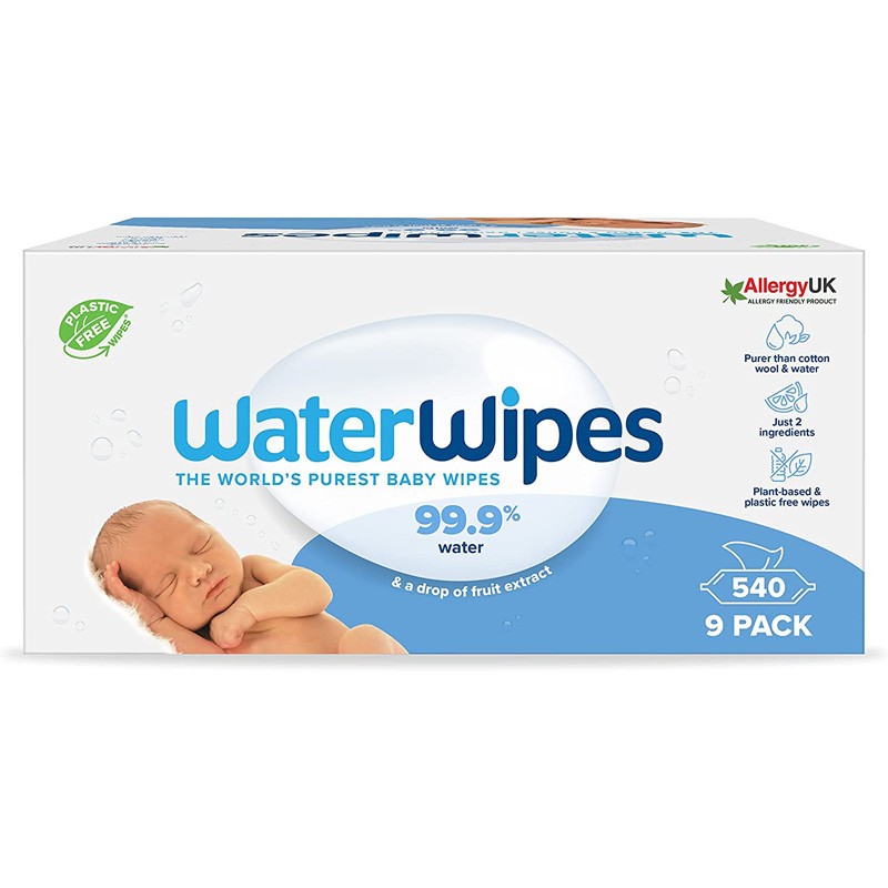 Scatola WaterWipes con 9x60 unità Scatola WaterWipes con 9x60 unità