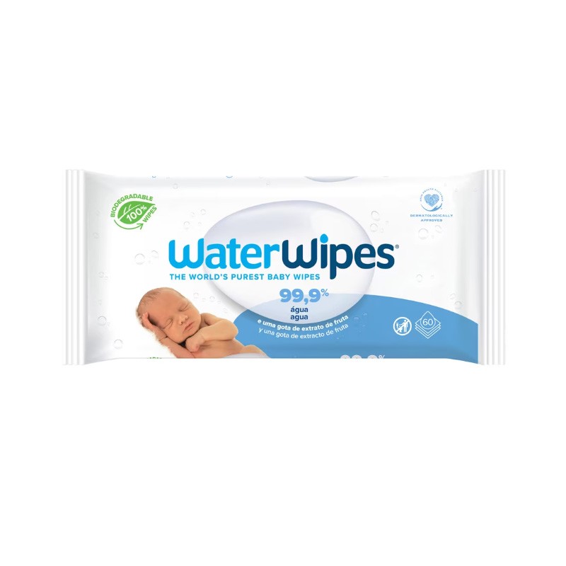 WaterWipes Lingettes pour bébé 60 unités WaterWipes Lingettes pour bébé 60 unités