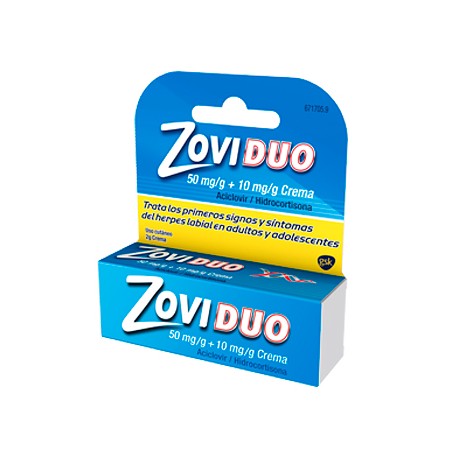 Zoviduo 50/10mg Creme 1 Tube 2 Gramm