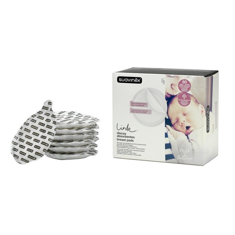 Dischi Assorbenti SUAVINEX Proteggi Senos 60 unità Dischi Assorbenti SUAVINEX Proteggi Senos 60 unità