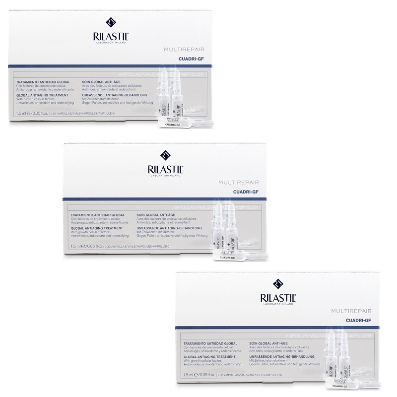 RILASTIL Cuadri GF Multirepair Pack 3x30 Ampullen