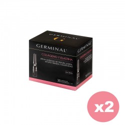 GERMINAL Collagen and Elastin Ampoules DUPLO Anti-Aging Serum 2x30 Ampoules