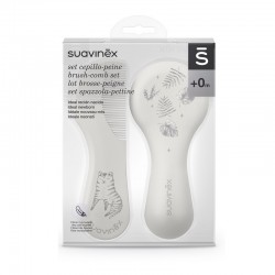 SUAVINEX Newborn Brush and Comb Set White 0+m