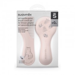 SUAVINEX Newborn Brush and Comb Set Pink 0+m
