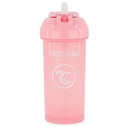 Twistshake Straw Cup +6m Pink 360 ml