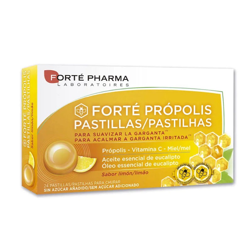 Forté Pharma Propolis Lemon Flavor Tablets 24 comp
