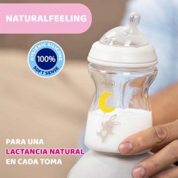 Biberon in vetro CHICCO Natural Feeling Flusso normale 250 ml 0 mesi+