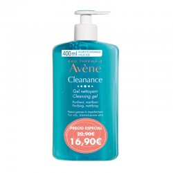 Avène Cleanance Gel Nettoyant Sans Savon 400 ml Prix Spécial