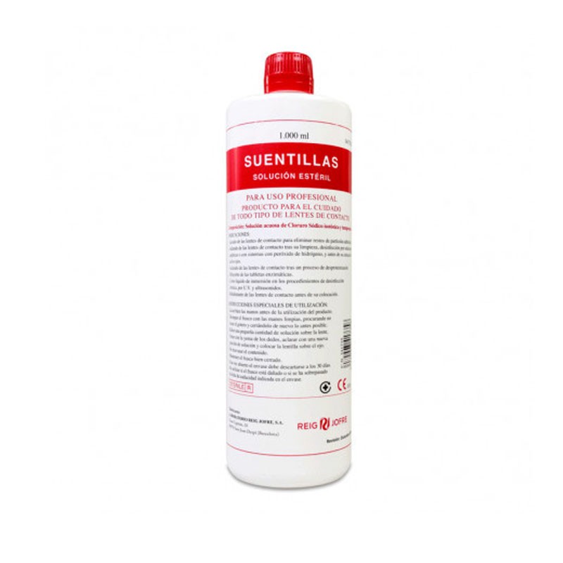 Lenti a contatto con siero fisiologico Suentillas 1000 ml