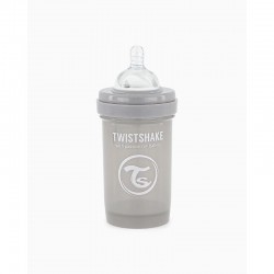 Twistshake Anti-Kolik-Babyflasche Grau 180ml