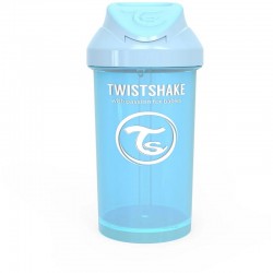 Gobelet Paille Twistshake +6m Bleu 360 ​​ml