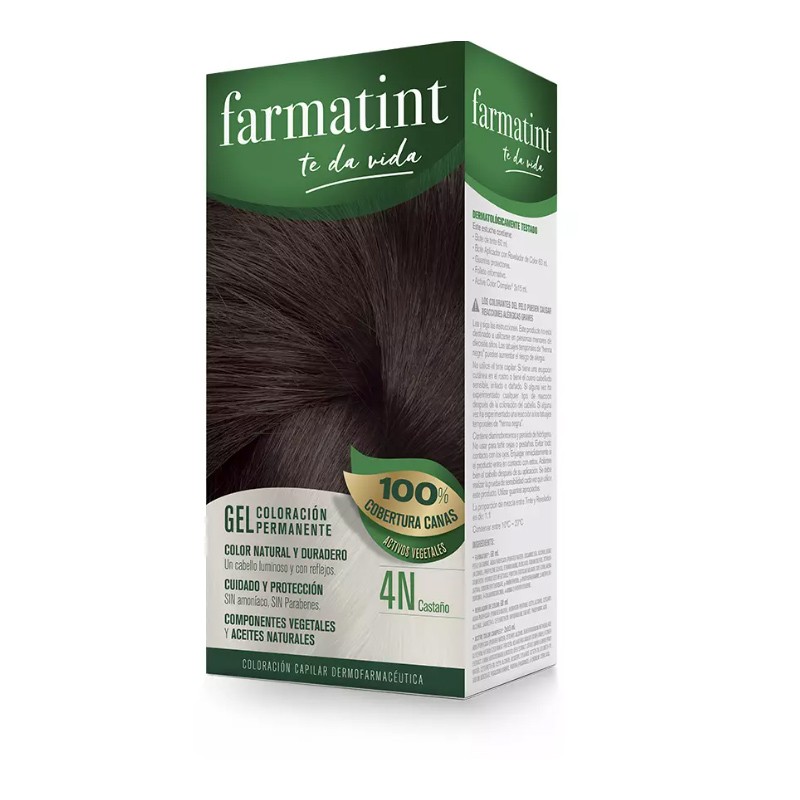 Farmatint Permanentes Färbegel 4N Braun Farmatint Permanentes Färbegel 4N Braun