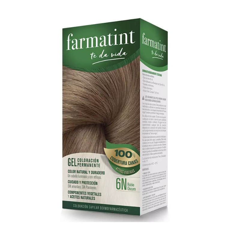 Farmatint Gel Colorante Permanente 6N Biondo Scuro