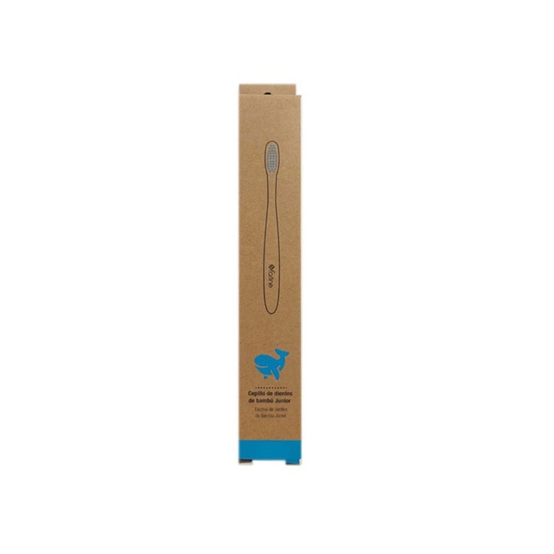 FARLINE Brosse à dents en bambou bleu junior 1 unité FARLINE Brosse à dents en bambou bleu junior 1 unité