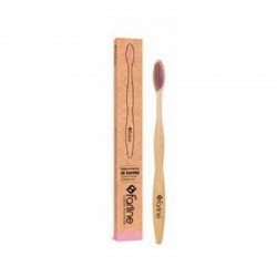FARLINE Pink Bamboo Toothbrush 1 unit