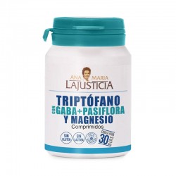 ANA MARÍA LAJUSTICIA Tryptophan with Gaba + Passionflower and Magnesium 60 Tablets