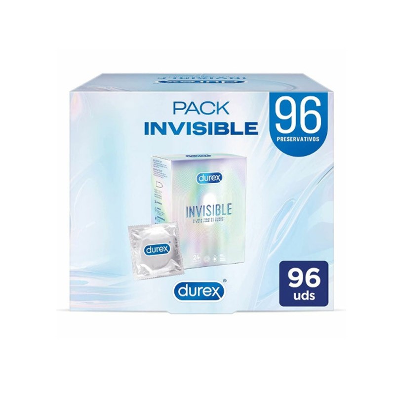 DUREX Preservativo Invisible Extra Sensitivo Pack 96 unidades