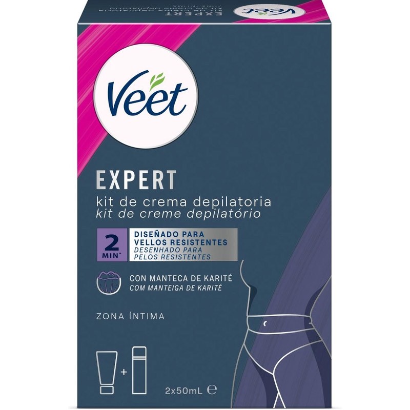 VEET Expert Intimate Area Hair Removal Cream Kit 2x50 ml