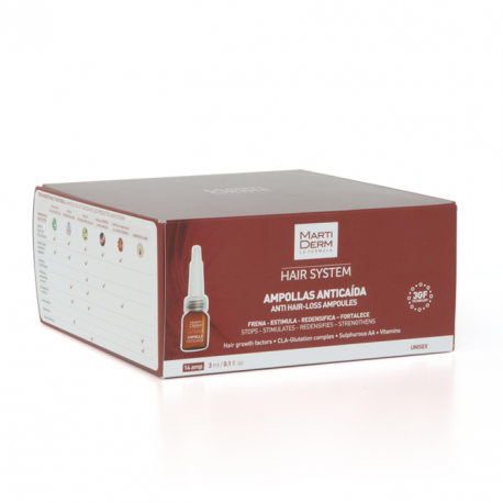 MARTIDERM Ampolas Antiqueda 28 Unidades + Shampoo PRESENTE