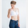 Reggiseno comodo Medela taglia XL colore bianco