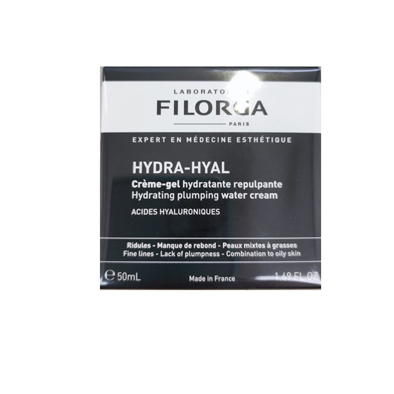 FILORGA Hydra-Hyal Crema Gel Idratante Rimpolpante per Pelli Miste e Grasse 50 ml FILORGA Hydra-Hyal Crema Gel Idratante Rimpolpante per Pelli Miste e Grasse 50 ml