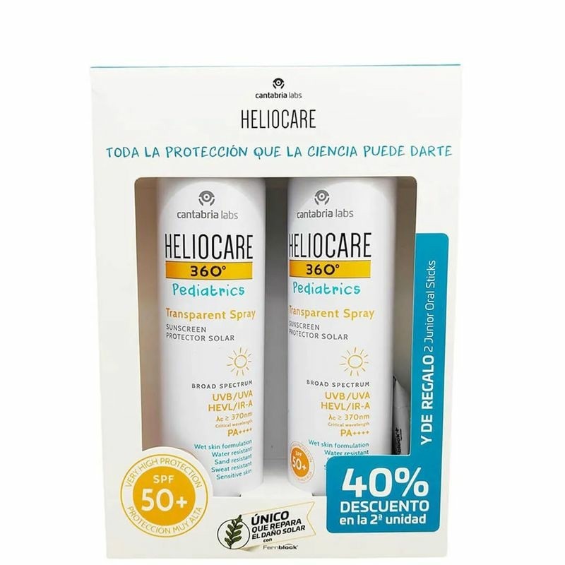 HELIOCARE 360º DUPLO Spray pediatrico trasparente SPF 50+ (200 ml)